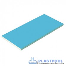 Плитка керамическая Aquaviva голубая, 244х119х9 мм