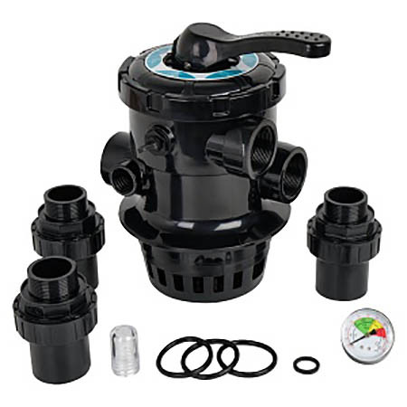 Фильтр   5м3/ч Laswim P-DG 350мм пластиковый с верхним вентилем 1 1/2"