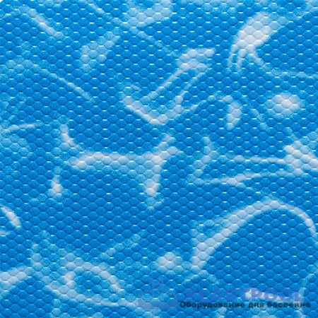 Пленка для бассейна противоскользящая Small Water Pattern Antislip (водный узор) 2,0х25м