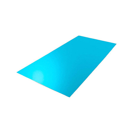 Металлический лист ламинированный ПВХ Elbtal Blue 1,2мм 2000х1000мм 