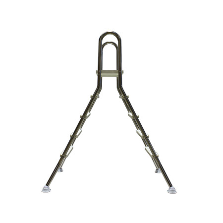 Лестница двухсторонняя из нерж.стали AISI-304 MARKOPOOL SP 4+4