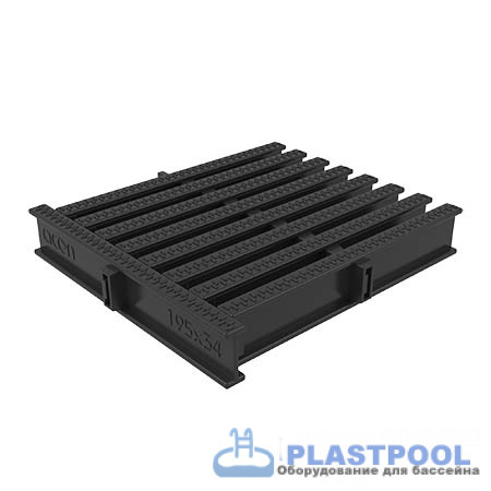 Угловой сегмент 195x34мм, цвет черный