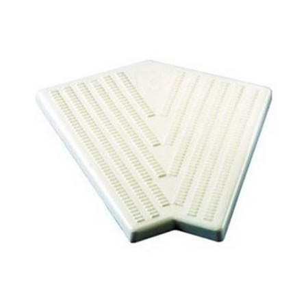 Угол 45гр. с голубым отливом для переливной решетки (250мм Н34) Kripsol RS 251.C