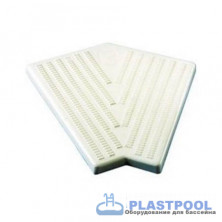 Угол переливной решетки RS 301.C 45гр. Kripsol 
