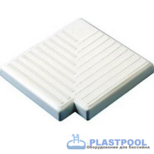 Угол 90гр. с голубым отливом для переливной решетки (200мм Н34) Kripsol RR 201.С