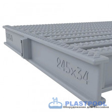 Угловой сегмент 245x34мм, цвет серый