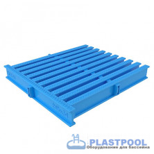 Угловой сегмент 245x34мм, цвет голубой