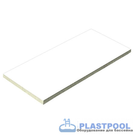 Плитка керамическая Aquaviva белая, 240х115х9 мм