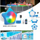 Прожектор навесной (20Вт/12В) LED RGB с пультом и блоком питания 220В Tadpole JKD-YC220-5AP