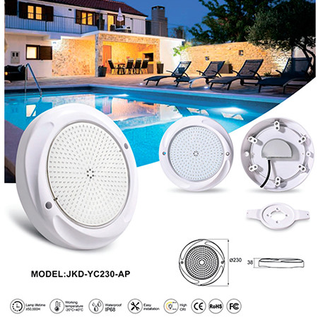 Прожектор накладной (25Вт/12В) LED Cold white Tadpole JKD-YC230-AP