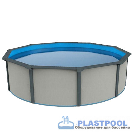 Морозоустойчивый бассейн PoolMagic White круглый 5,5x1.3м 