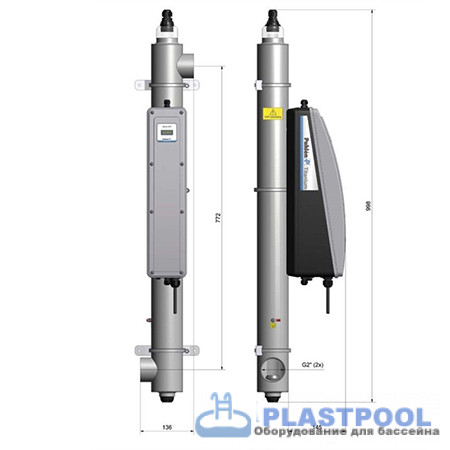 Установка ультрафиолетовая Auto-UV75, 75 Вт, титан Pahlen