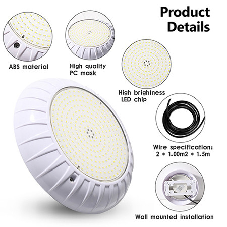 Прожектор накладной (25Вт/12В) LED Warm white Tadpole JKD-YC220-AP