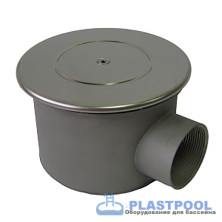 Донный слив 165мм Акватехника 2" ВР антивихревой (универсал) 