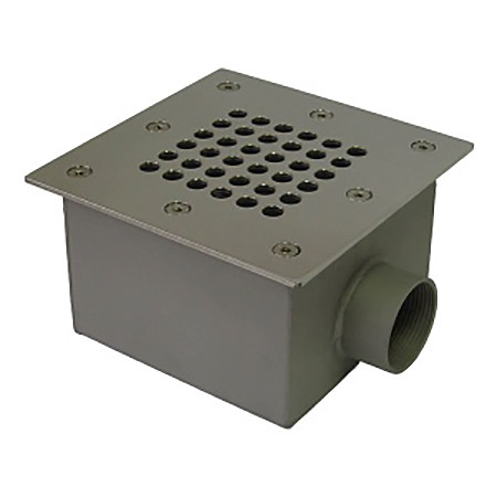 Донный слив 165х165мм Акватехника 1 1/2" ВР (универсал) 