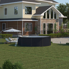 Каркасный бассейн MAGIC POOL 3,6х1,32м (графит) круг