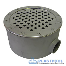 Донный слив 250мм Акватехника 2" ВР (универсал) 