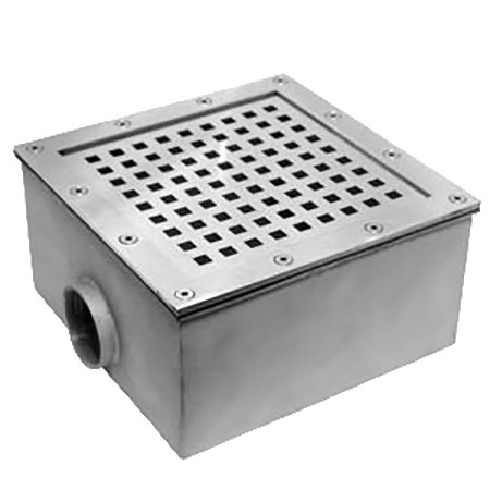 Донный слив 250х250мм Акватехника 2" НР (универсал) 