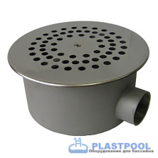 Донный слив 250мм Акватехника ЭКОНОМ 2" ВР (плитка) 