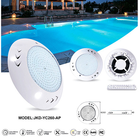 Прожектор накладной (25Вт/12В) LED RGB с пультом Tadpole JKD-YC260-AP