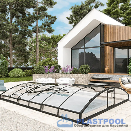 Раздвижной павильон для бассейна Avrora L 6,36м*3,5м*0,7м