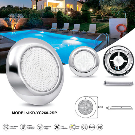 Прожектор накладной из нерж. стали (25Вт/12В) LED Cold white Tadpole JKD-YC260-2SP