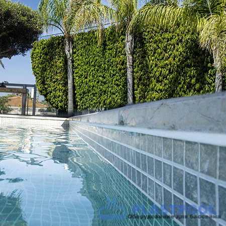 Пленка для бассейна Haogenplast Ogenflex Matrix Silver-3D (серебрянная мозайка) 1,65х25м