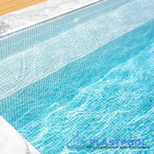 Пленка для бассейна Haogenplast Ogenflex Matrix Silver-3D (серебрянная мозайка) 1,65х25м