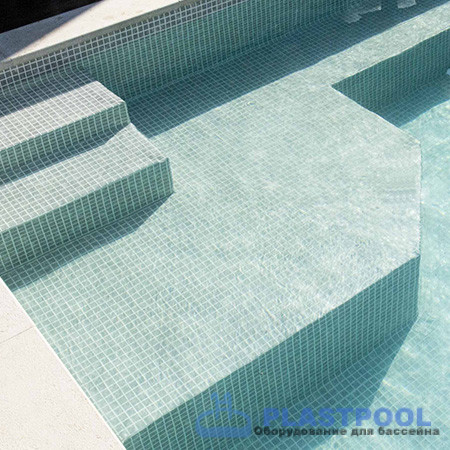 Пленка для бассейна Haogenplast Ogenflex Matrix Silver-3D (серебрянная мозайка) 1,65х25м