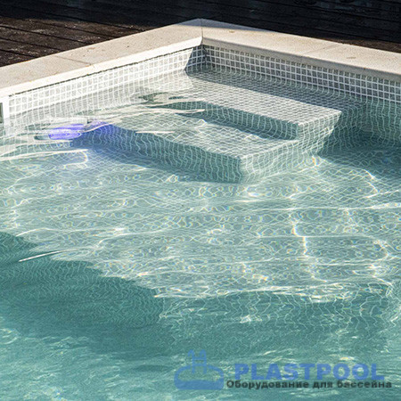 Пленка для бассейна Haogenplast Ogenflex Matrix Silver-3D (серебрянная мозайка) 1,65х25м