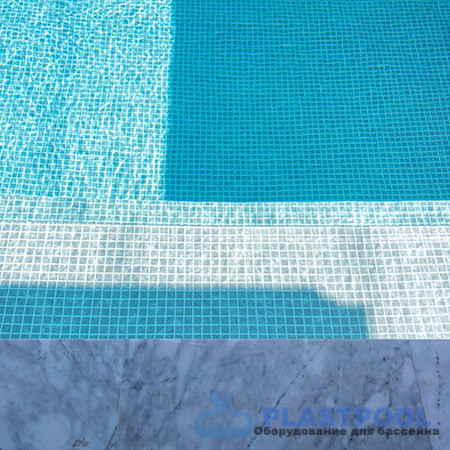 Пленка для бассейна Haogenplast Ogenflex Matrix Silver-3D (серебрянная мозайка) 1,65х25м