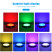 Прожектор накладной из нерж. стали (25Вт/12В) LED RGB с пультом Tadpole JKD-YC260-2SP