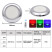 Прожектор накладной из нерж. стали (25Вт/12В) LED RGB с пультом Tadpole JKD-YC260-2SP
