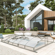 Раздвижной павильон для бассейна Avrora L 6,36м*4м*0,75м