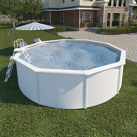 Каркасный бассейн MAGIC POOL 5,5х1,32м (белый) круг