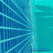 Пленка для бассейна Haogenplast  Ogenflex Matrix Blue-3D (синяя мозайка) 1,65х25м