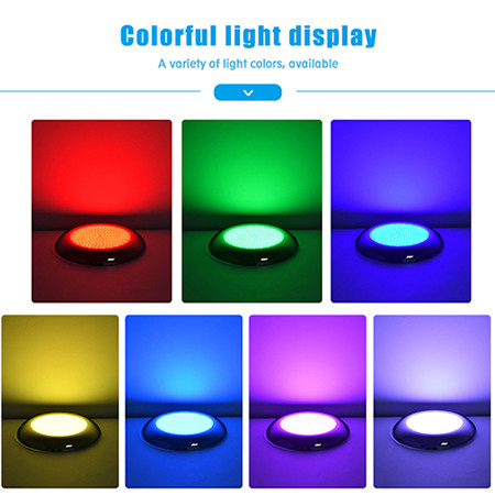 Прожектор накладной из нерж. стали (35Вт/12В) LED RGB с пультом Tadpole JKD-YC260-2SP