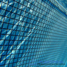 Пленка для бассейна Haogenplast Ogenflex Matrix Blue Black Strip-3D (голубая мозаика) 1,65х25м