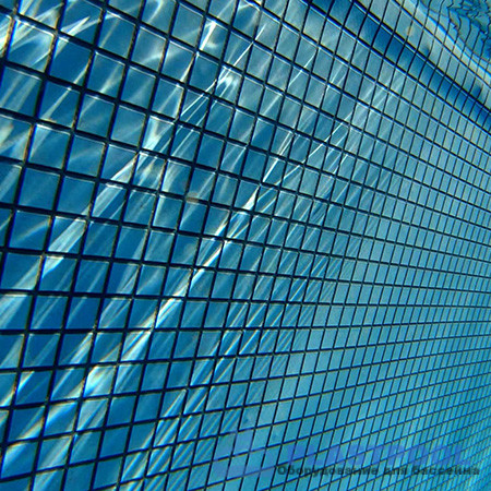 Пленка для бассейна Haogenplast Ogenflex Matrix Blue Black Strip-3D (голубая мозаика) 1,65х25м