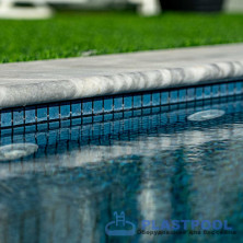 Пленка для бассейна Haogenplast Ogenflex Matrix Blue Black Strip-3D (голубая мозаика) 1,65х25м