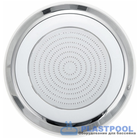 Прожектор накладной из нерж. стали рамка белая (18Вт/12В) LED Cold white Tadpole JKD-YC230-SWP