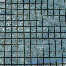 Пленка для бассейна Haogenplast Ogenflex Matrix Silver Black Strip-3D (черно-синяя мозаика) 1,65х25м