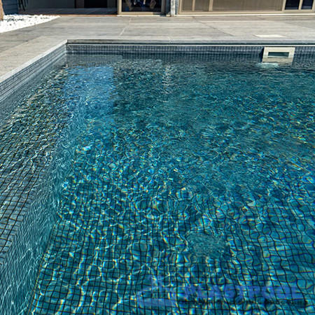 Пленка для бассейна Haogenplast Ogenflex Matrix Silver Black Strip-3D (черно-синяя мозаика) 1,65х25м