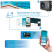 Тепловой насос для бассейнов (25 кВт 380 В) EVI Turbo Inverter Pushing Air Tech WE-25