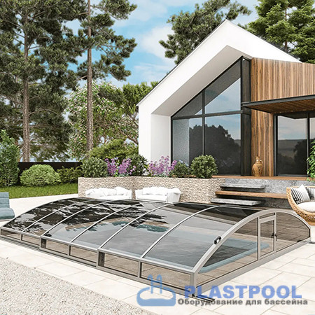 Раздвижной павильон для бассейна Avrora L 6,36м*4,5м*0,80м