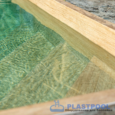 Пленка для бассейна Haogenplast  Ogenflex Larch Nature - 3D (имитация под дерево) 1,65х25м