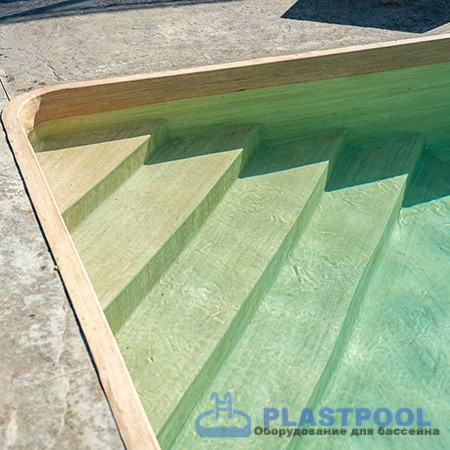 Пленка для бассейна Haogenplast  Ogenflex Larch Nature - 3D (имитация под дерево) 1,65х25м