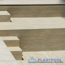 Пленка для бассейна Haogenplast Ogenflex Larch Fresco - 3D (имитация под дерево) 1,65х25м