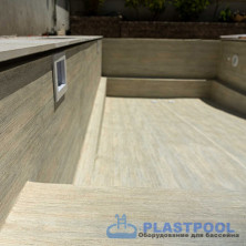 Пленка для бассейна Haogenplast Ogenflex Larch Fresco - 3D (имитация под дерево) 1,65х25м