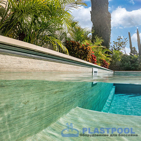 Пленка для бассейна Haogenplast Ogenflex Larch Fresco - 3D (имитация под дерево) 1,65х25м